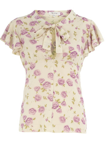 Dorothy Perkins Cream candy blossom blouse DP85100000