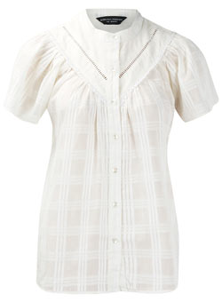 Dorothy Perkins Cream check shirt