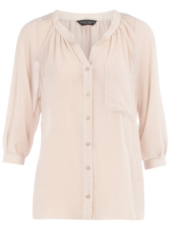 Dorothy Perkins Cream pocket blouse DP05198681
