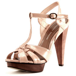 Dorothy Perkins Cream T-bar platform shoes