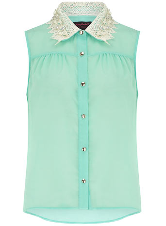 Dorothy Perkins Embellished collar blouse DP84000196