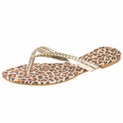 Dorothy Perkins Gold double-strand toeposts
