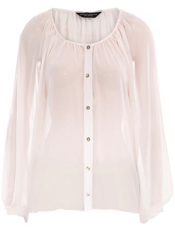 Dorothy Perkins Ivory balloon sleeve blouse DP05234082