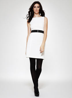 Dorothy Perkins Ivory body con dress