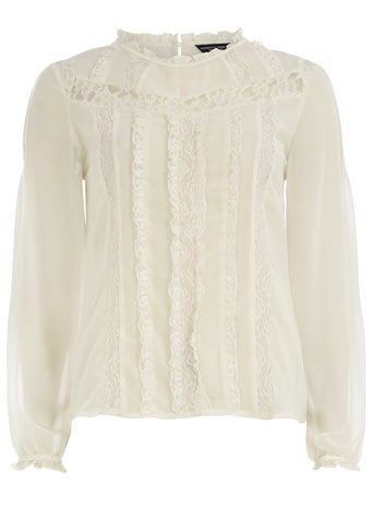 Dorothy Perkins Ivory gypsy Victoriana blouse DP05331982