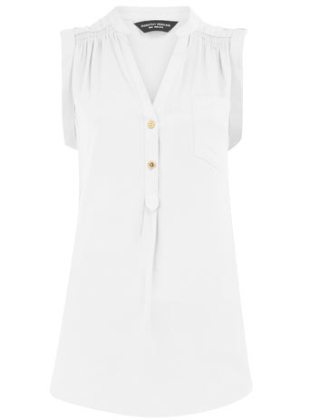 Dorothy Perkins Ivory longline blouse DP05303882