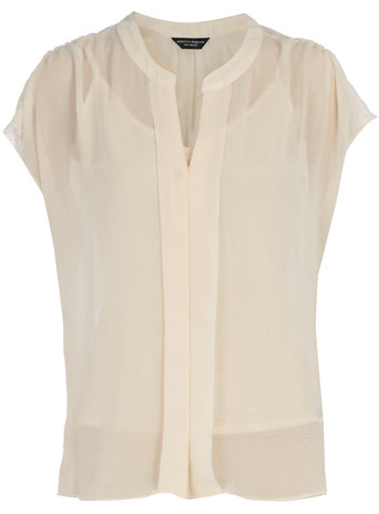 Dorothy Perkins Ivory pleat front blouse DP05227200