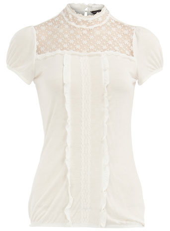 Dorothy Perkins Ivory Victoriana blouse DP56270982