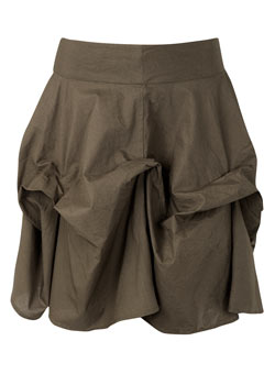 Dorothy Perkins Khaki urban hitch skirt