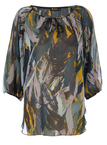Dorothy Perkins Leaf print blouse DP51000963