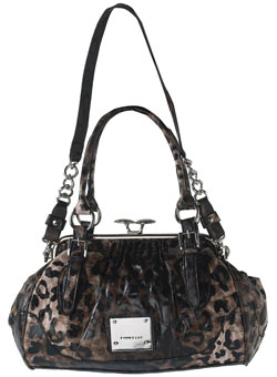 Leopard frame bag
