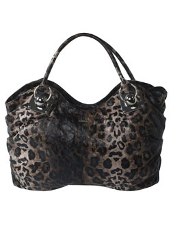Leopard large shoulder bag