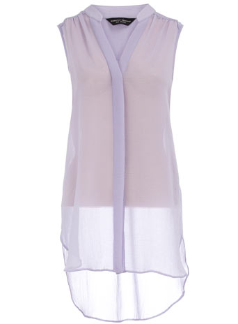 Lilac sleeveless blouse DP05283970