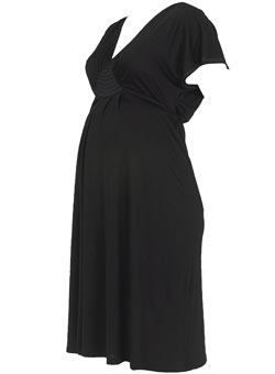 Dorothy Perkins Maternity black jersey dress