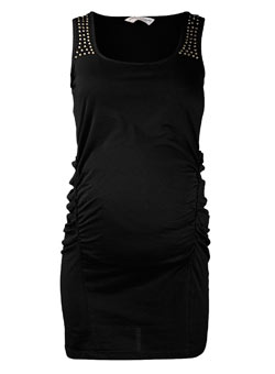 Dorothy Perkins Maternity black studded vest