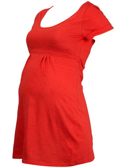 Dorothy Perkins Maternity coral longline top