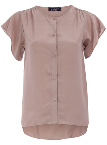 Dorothy Perkins Mink button blouse DP60000723