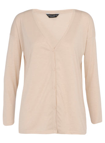 Dorothy Perkins Nude boxy cardigan