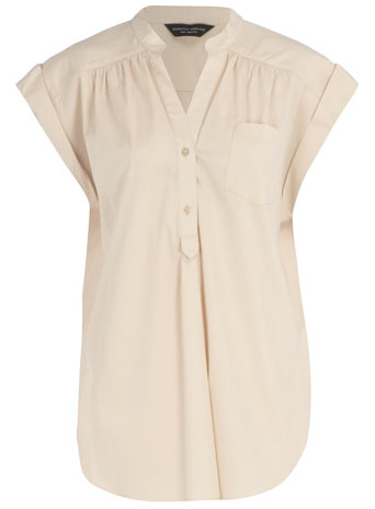 Dorothy Perkins Nude cotton pocket blouse DP05224683