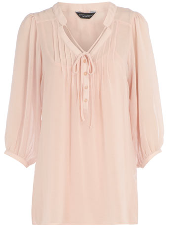 Dorothy Perkins Peach georgette blouse DP05213073