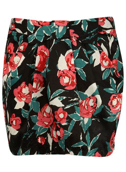 Dorothy Perkins Petite floral lantern skirt
