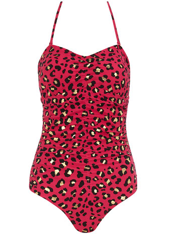 Dorothy Perkins Pink tummy control swimsuit DP06924914