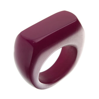 Plastic purple ring