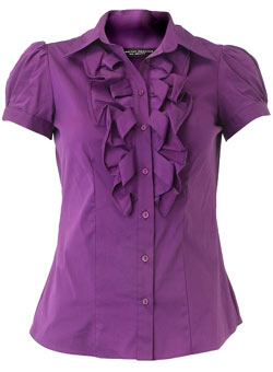 Purple origami blouse