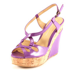 Dorothy Perkins Purple strappy wedges