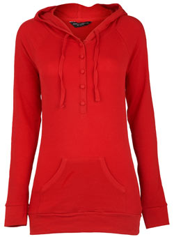 Dorothy Perkins Red long sleeve hoody