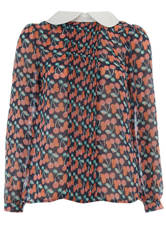 Dorothy Perkins Red Peter Pan collar blouse DP84000078