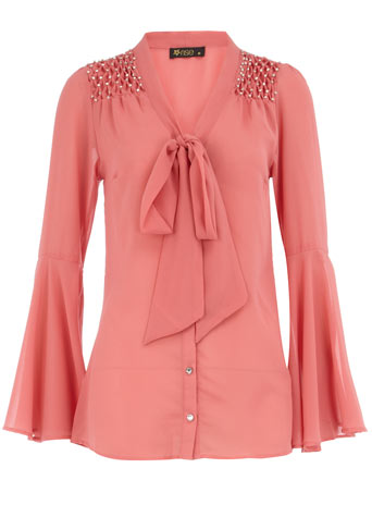 Dorothy Perkins Rise embellished blouse DP51000914