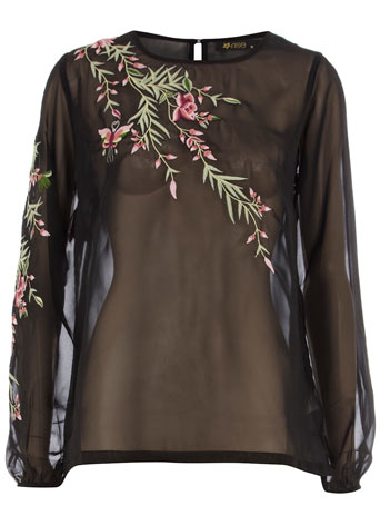 Dorothy Perkins Rise embroidered blouse DP51000908