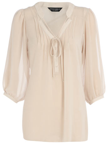 Dorothy Perkins Stone georgette blouse DP05213081