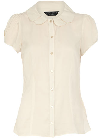 Dorothy Perkins Stone scallop blouse DP05250082