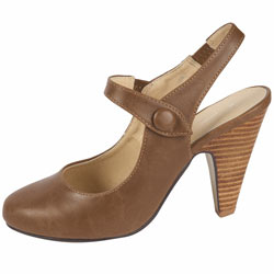 Dorothy Perkins Tan sling back shoes