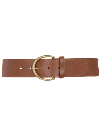 Tan strappy stud belt