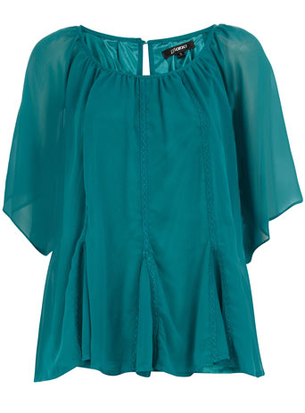 Dorothy Perkins Teal swing blouse DP89000012