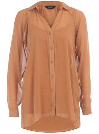 Dorothy Perkins Terracotta oversized blouse