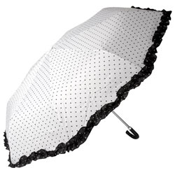 White/black pinspot umbrella