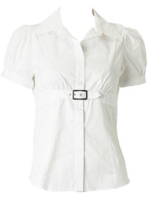 Dorothy Perkins White buckle blouse