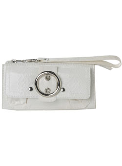 Dorothy Perkins White buckle purse