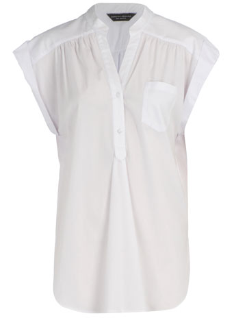 Dorothy Perkins White cotton pocket blouse DP05224602