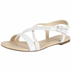 Dorothy Perkins White multi strap sandals