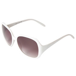 White plastic sunglasses