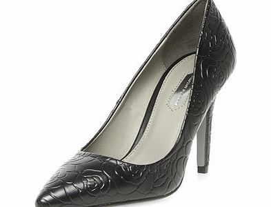 Womens All About Rose Black rose pattern courts-