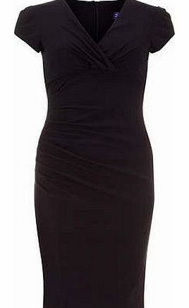 Womens Amy Childs Cassie Navy Crossover Dress-