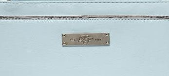Dorothy Perkins Womens Aqua double zip purse- Blue DP18403990
