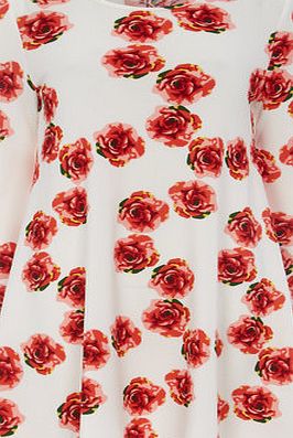 Dorothy Perkins Womens AX Paris Cream floral print swing dress-