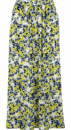 Dorothy Perkins Womens Billie and blossom lime maxi skirt- Lime